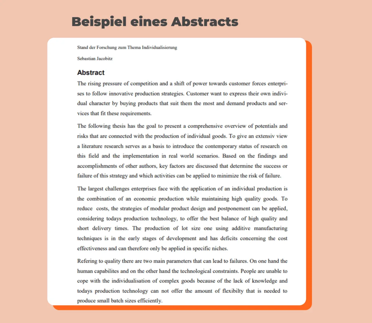 Grafik Beispiel Abstract