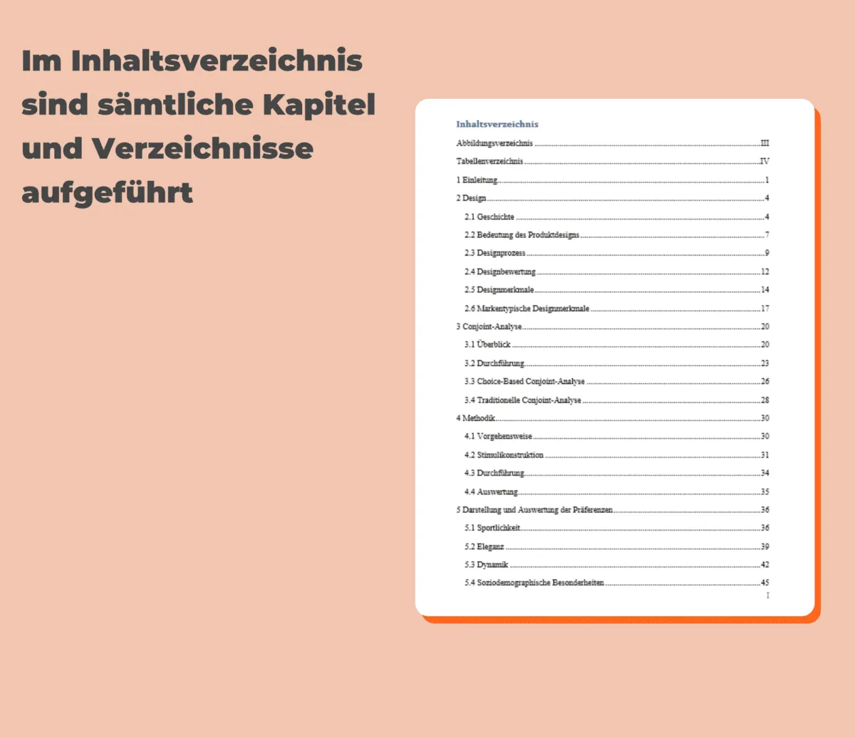 Inhaltsverzeichnis
